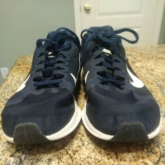 Nike Mens Downshifter 8 AQ2269-400 Blue White Running Shoes Lace Up Size 8.5 main image 5